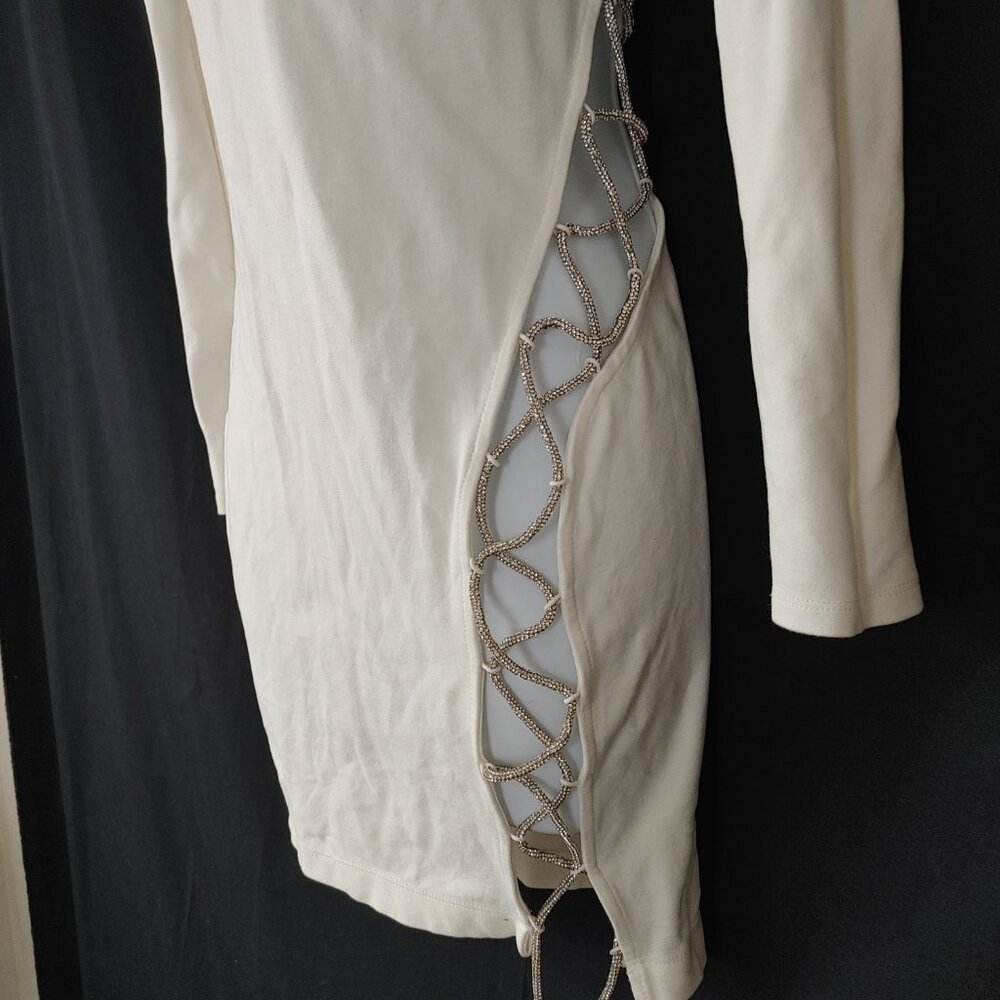 JEWELED ROPE - CUTOUT - PARTY DRESS - Picture 6 of 6